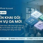 zalo oa triển khai gói dịch vụ OA mới