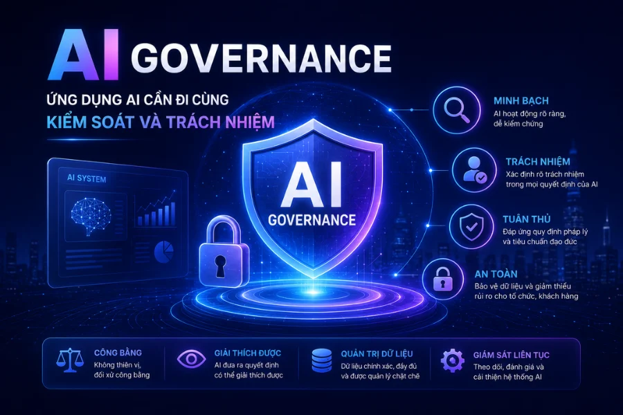 4. AI Governance: Ứng dụng AI cần đi cùng kiểm soát và trách nhiệm