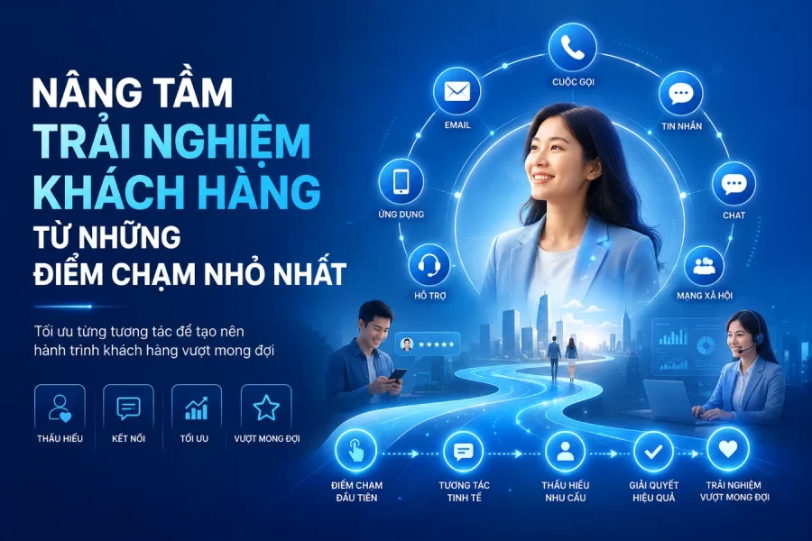 Nâng Tầm Trải Nghiệm Khách Hàng Từ Những Điểm Chạm Nhỏ Nhất